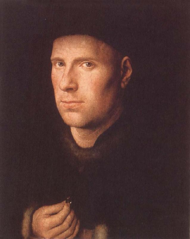 Jan Van Eyck Portrait of Jan de Leeuw oil painting image